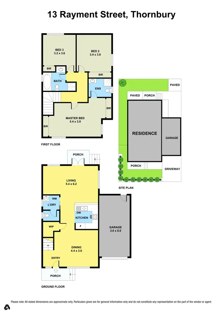 Floorplan of Homely house listing, 13 Rayment Street, Thornbury VIC 3071