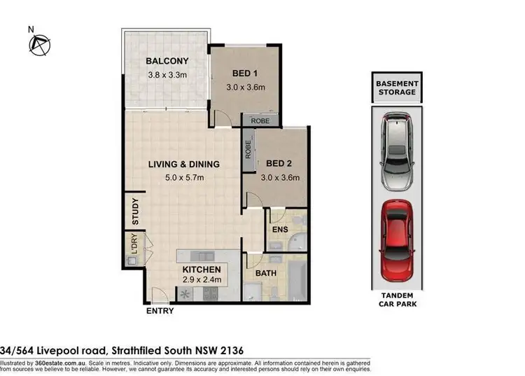 Floorplan of Homely unit listing, 34/564-570 Liverpool Road, Strathfield South NSW 2136
