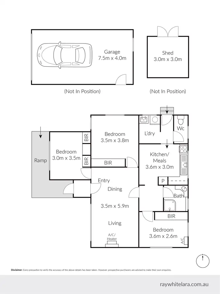 Floorplan of Homely house listing, 114 Bacchus Marsh Road, Corio VIC 3214