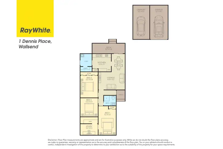 Floorplan of Homely house listing, 1 Dennis Place, Wallsend NSW 2287