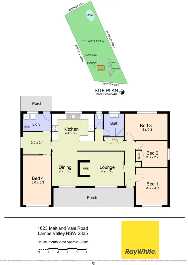 Floorplan of Homely rural property listing, 1623 Maitland Vale Road, Lambs Valley NSW 2335