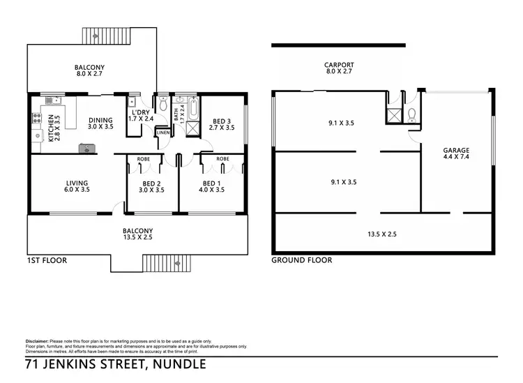 Floorplan of Homely house listing, 71 Jenkins Street, Nundle NSW 2340