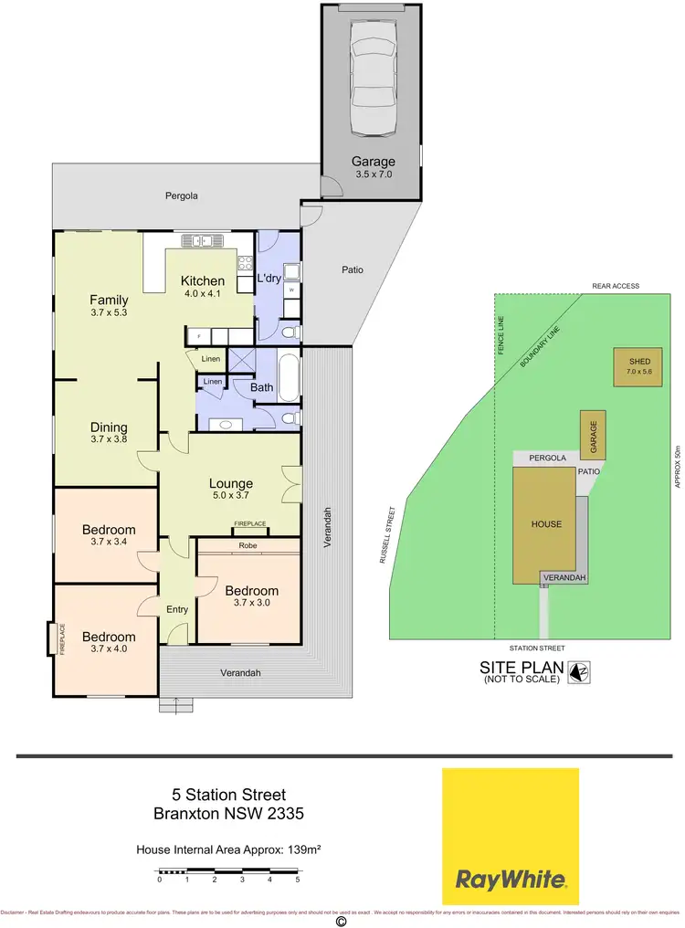 Floorplan of Homely house listing, 5 Station Street, Branxton NSW 2335