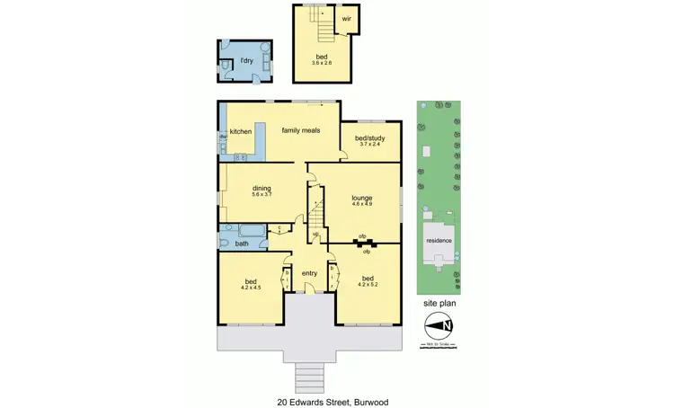 Floorplan of Homely house listing, 20 Edwards Street, Burwood VIC 3125