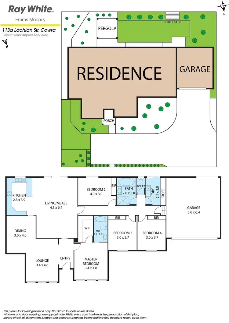Floorplan of Homely house listing, 113A Lachlan Street, Cowra NSW 2794