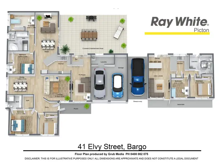 Floorplan of Homely house listing, 41 Elvy Street, Bargo NSW 2574