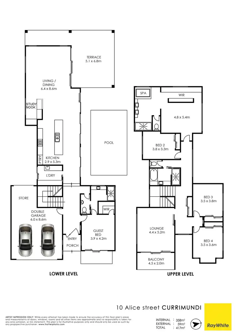 Floorplan of Homely house listing, 10 Alice Street, Currimundi QLD 4551