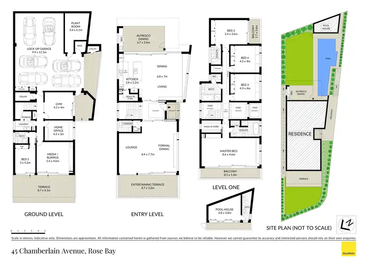 Floorplan of Homely house listing, 45 Chamberlain Avenue, Rose Bay NSW 2029