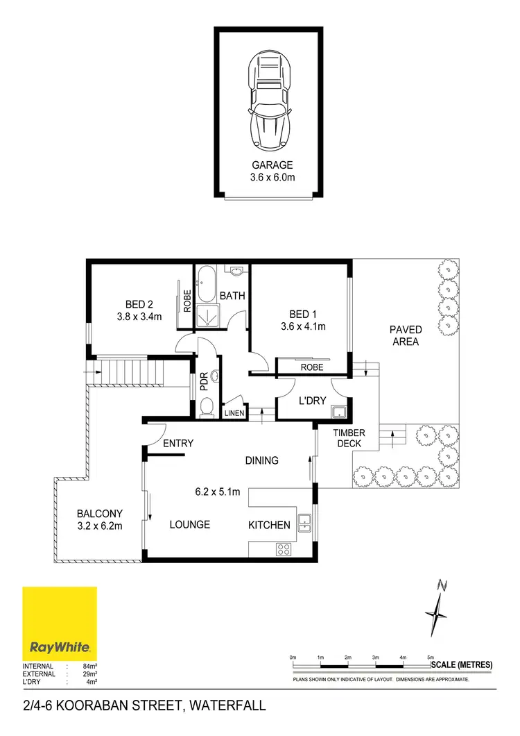 Floorplan of Homely villa listing, 2/4-6 Kooraban Street, Waterfall NSW 2233