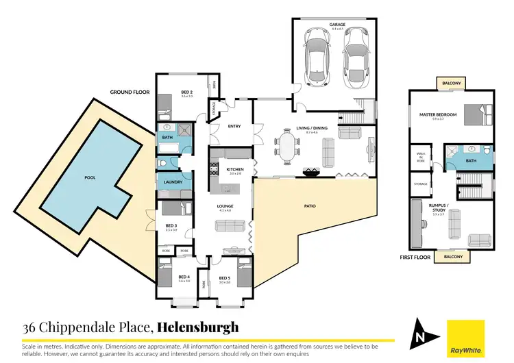 Floorplan of Homely house listing, 36 Chippendale Place, Helensburgh NSW 2508