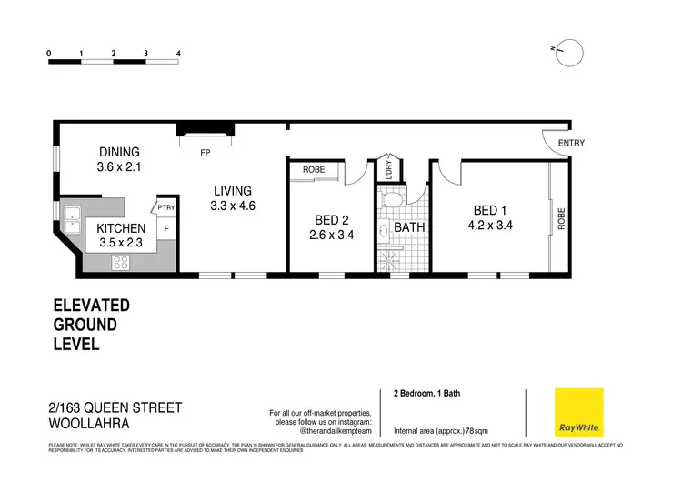 Floorplan of Homely apartment listing, 2/163 Queen Street, Woollahra NSW 2025