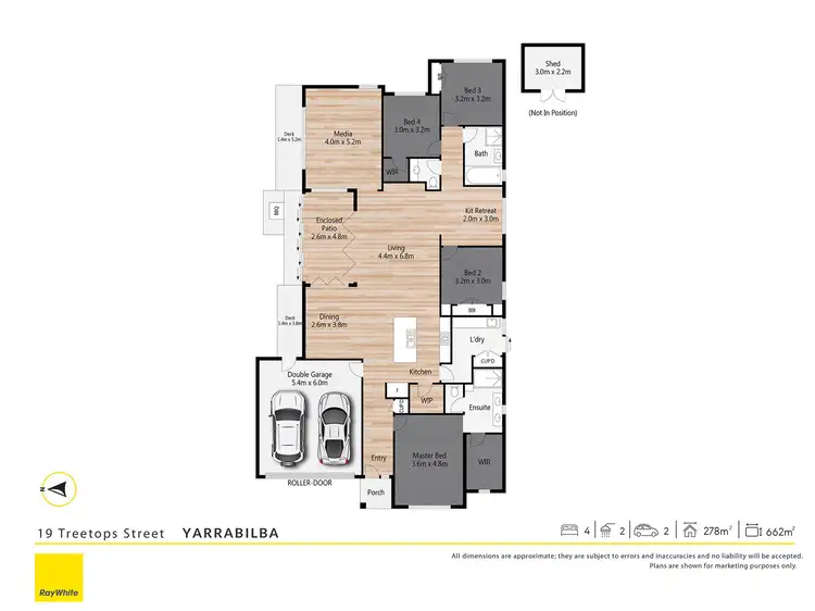 Floorplan of Homely house listing, 19 Treetops Street, Yarrabilba QLD 4207