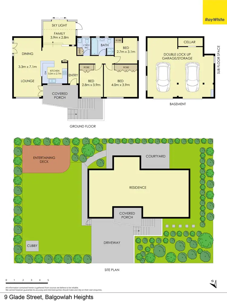 Floorplan of Homely house listing, 9 Glade Street, Balgowlah Heights NSW 2093