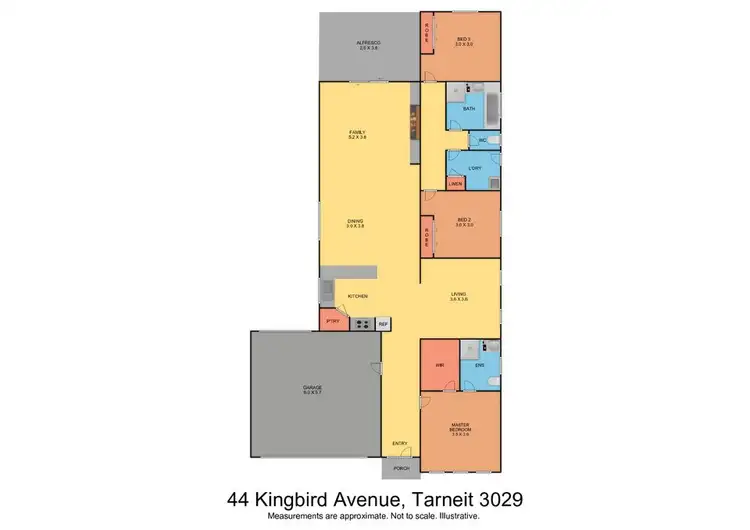 Floorplan of Homely house listing, 44 Kingbird Avenue, Tarneit VIC 3029