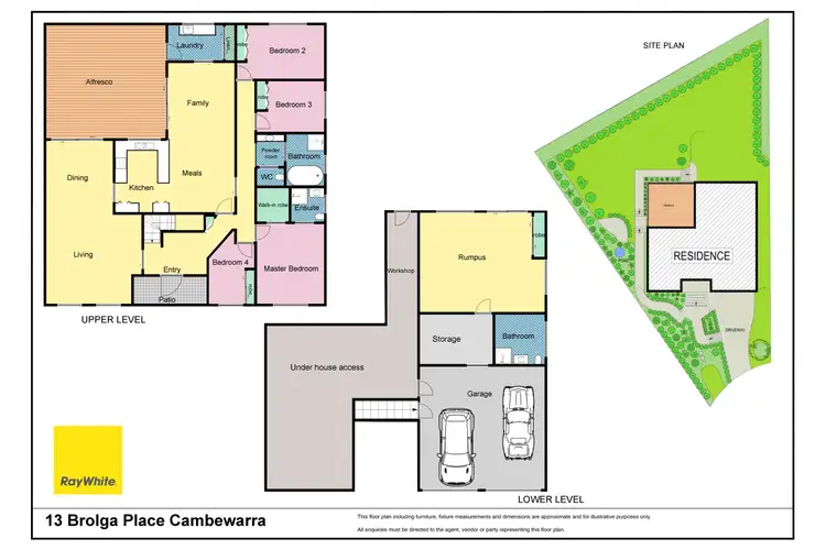 Floorplan of Homely house listing, 13 Brolga Place, Cambewarra Village NSW 2540