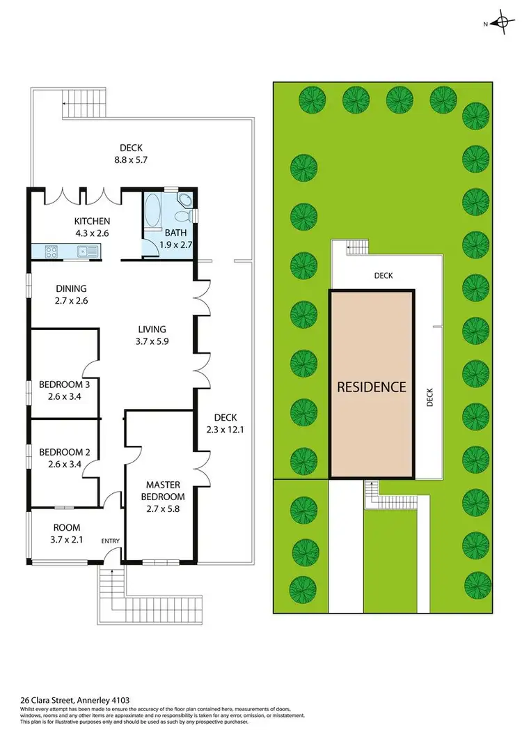 Floorplan of Homely house listing, 26 Clara Street, Annerley QLD 4103