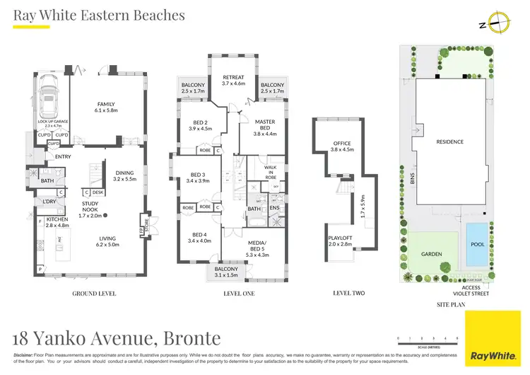 Floorplan of Homely house listing, 18 Yanko Avenue, Bronte NSW 2024