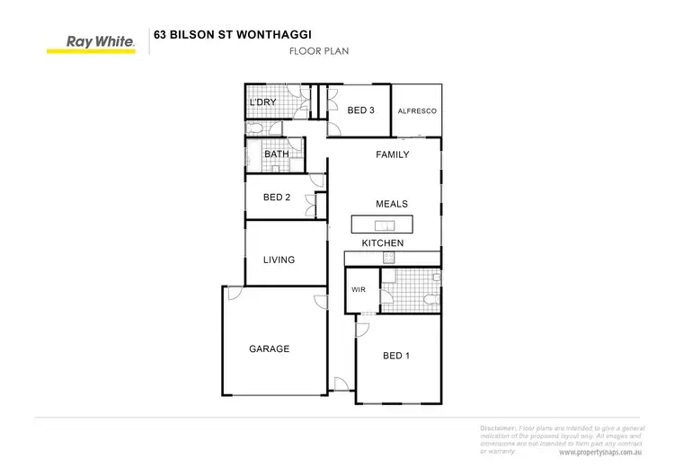 Floorplan of Homely house listing, 63 Billson Street, Wonthaggi VIC 3995