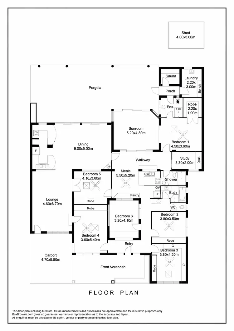 Floorplan of Homely house listing, 31 Lyons Street, Brooklyn Park SA 5032
