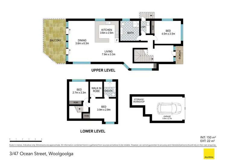 Floorplan of Homely unit listing, 3/47 Ocean Street, Woolgoolga NSW 2456