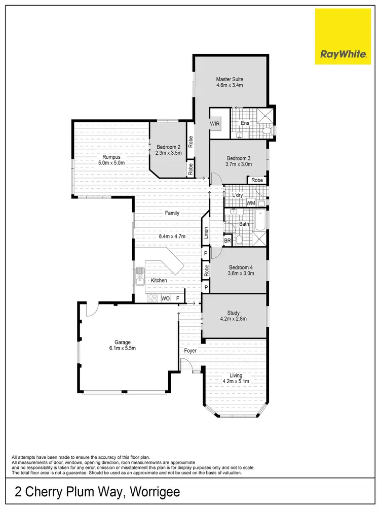 Floorplan of Homely house listing, 2 Cherry Plum Way, Worrigee NSW 2540
