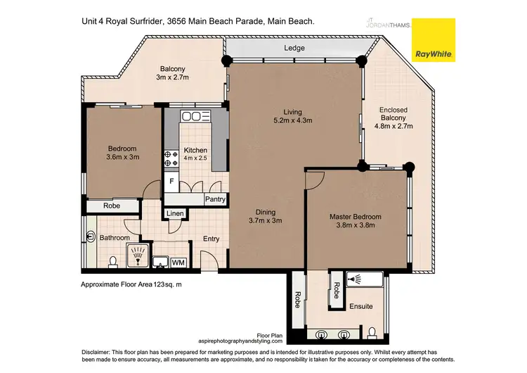 Floorplan of Homely apartment listing, 4/3656 Main Beach Parade, Main Beach QLD 4217