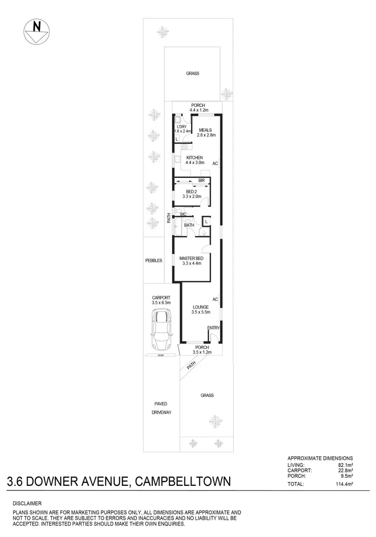 Floorplan of Homely house listing, 3/6 Downer Avenue, Campbelltown SA 5074