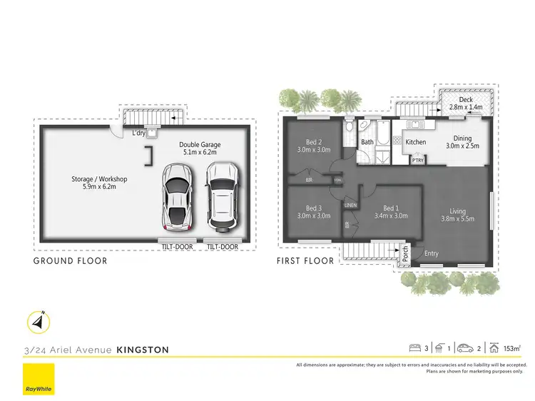 Floorplan of Homely house listing, 3/24 Ariel Avenue, Kingston QLD 4114
