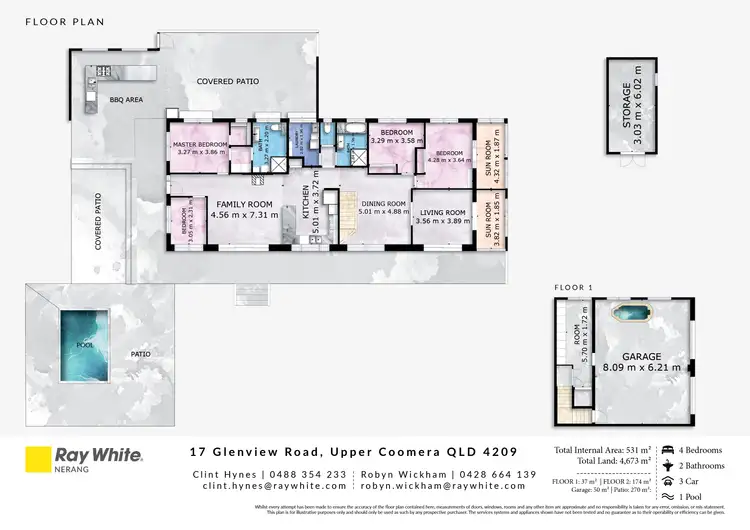 Floorplan of Homely house listing, 17 Glenview Road, Upper Coomera QLD 4209