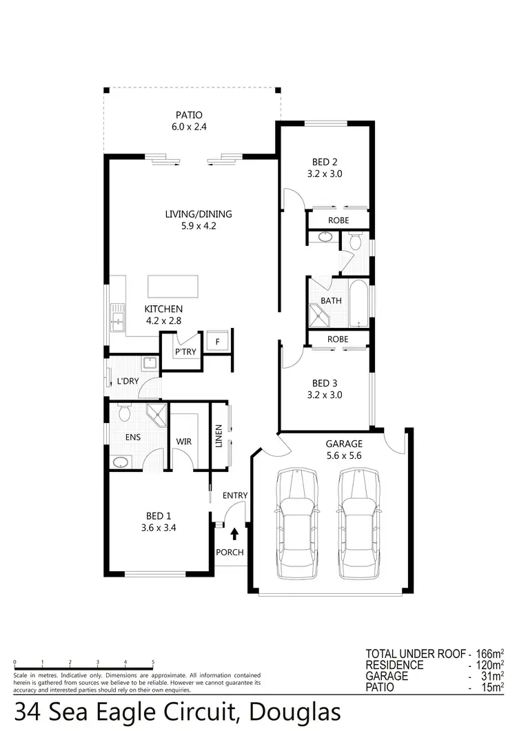 Floorplan of Homely house listing, 34 Sea Eagle Circuit, Douglas QLD 4814