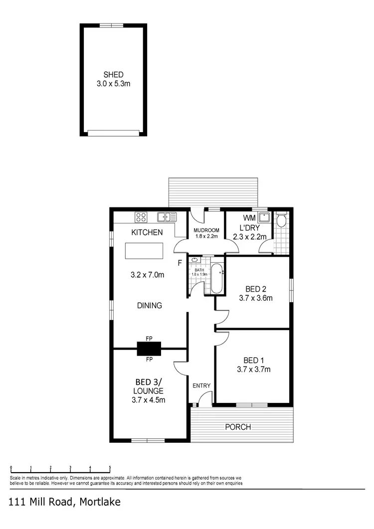 Floorplan of Homely house listing, 111 Mill Street, Mortlake VIC 3272