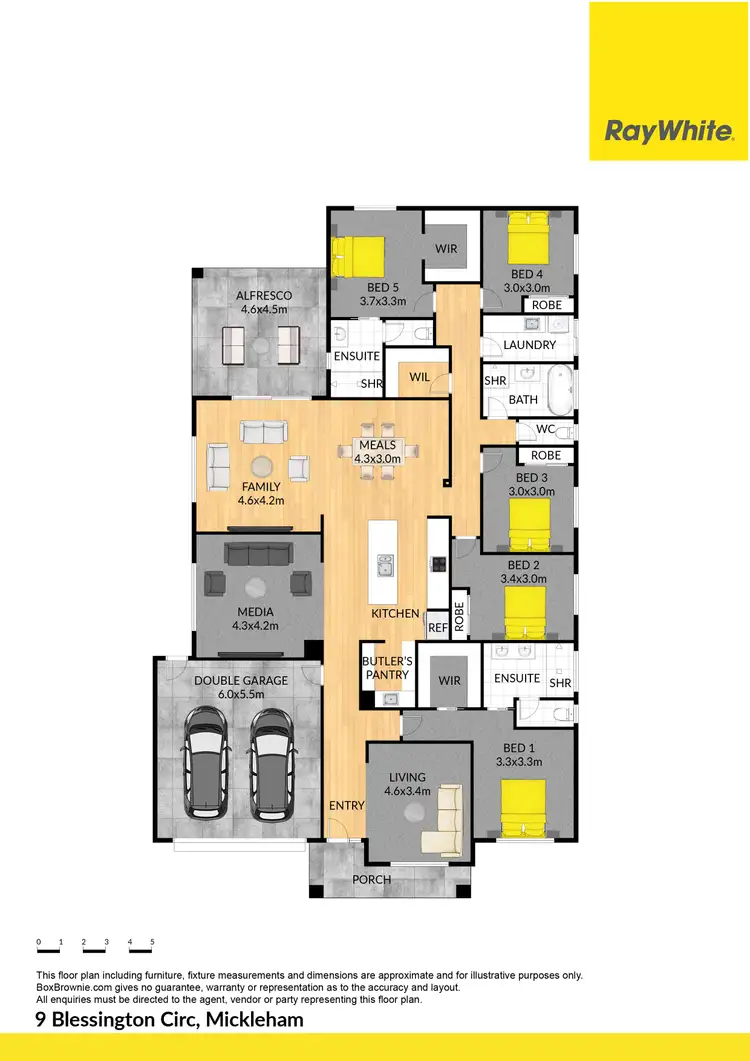 Floorplan of Homely house listing, 9 Blessington Circuit, Mickleham VIC 3064
