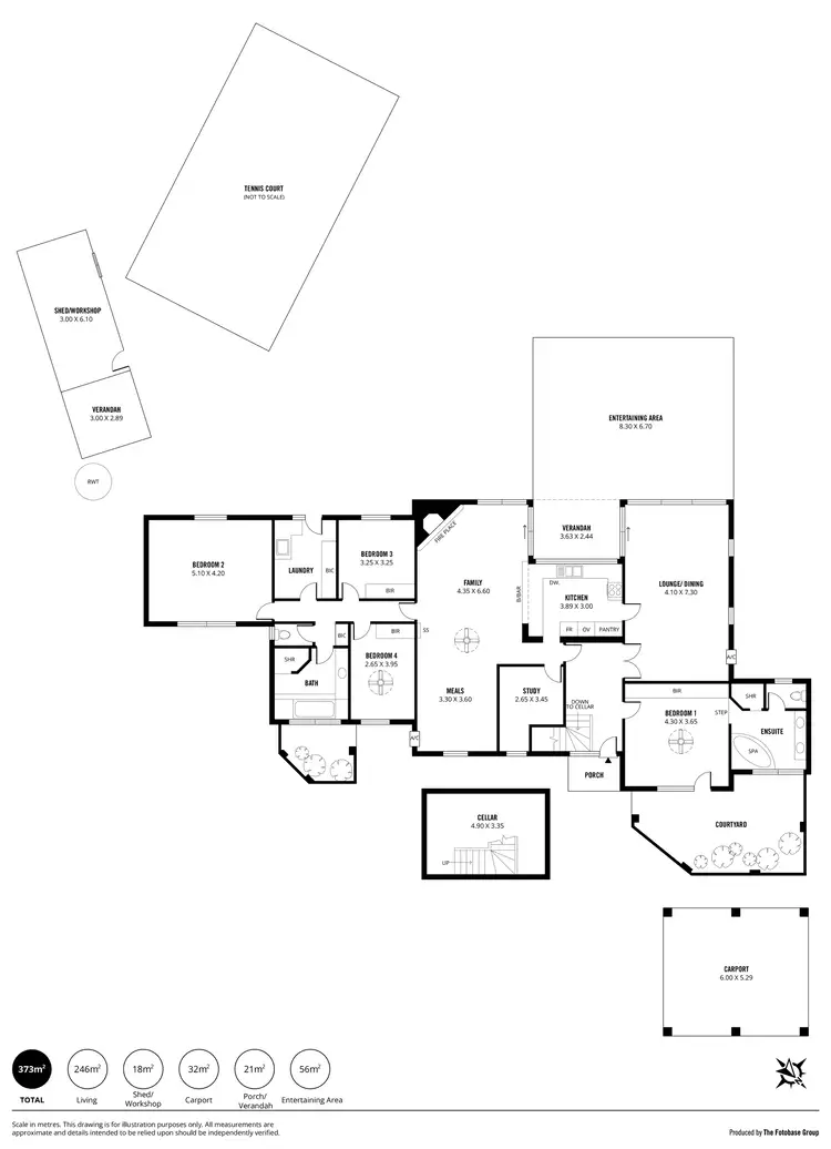 Floorplan of Homely house listing, 53 Ridgway Drive, Flagstaff Hill SA 5159