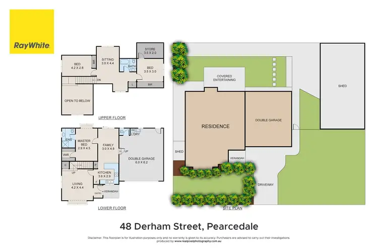 Floorplan of Homely house listing, 48 Derham Street, Pearcedale VIC 3912