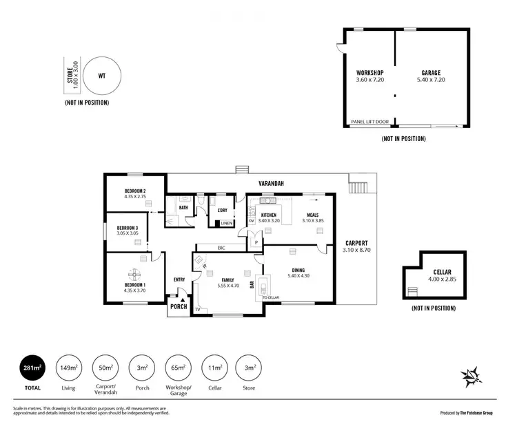 Floorplan of Homely house listing, 3 Way Street, Strathalbyn SA 5255