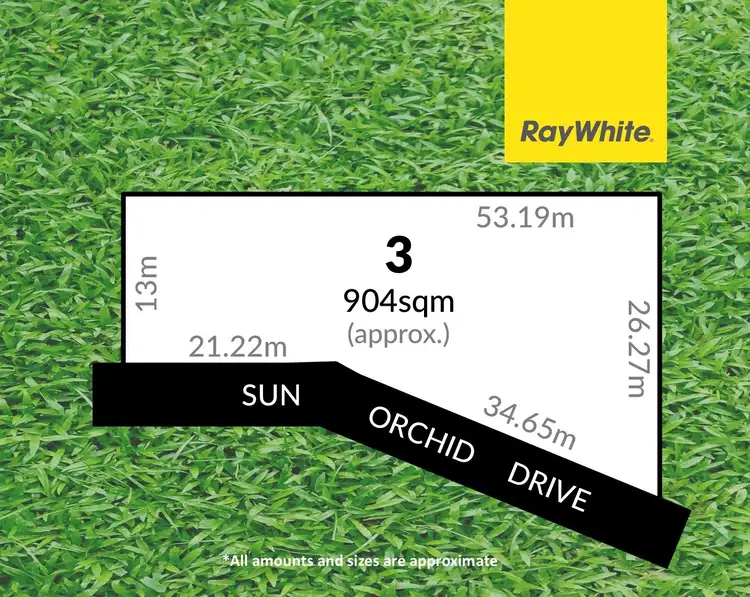 Floorplan of Homely land listing, 3 Sun Orchid Drive, Chiton SA 5211