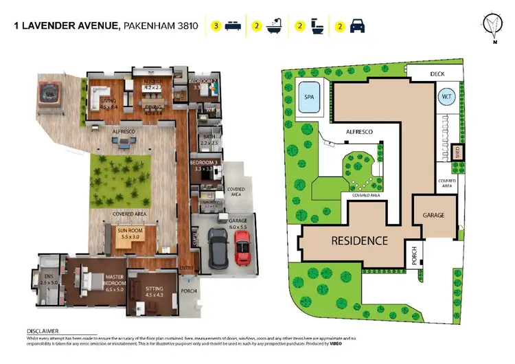Floorplan of Homely house listing, 1 Lavender Avenue, Pakenham VIC 3810