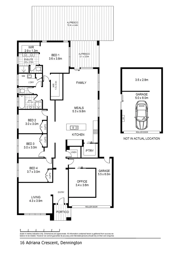 Floorplan of Homely house listing, 16 Adriana Crescent, Warrnambool VIC 3280