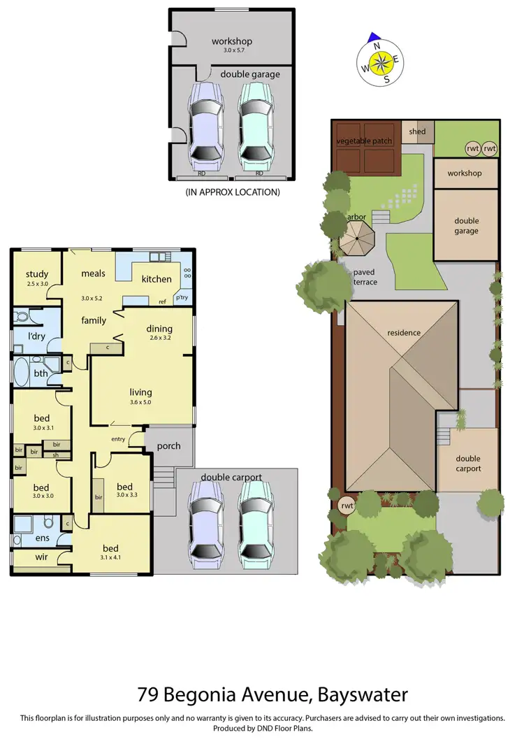 Floorplan of Homely house listing, 79 Begonia Avenue, Bayswater VIC 3153