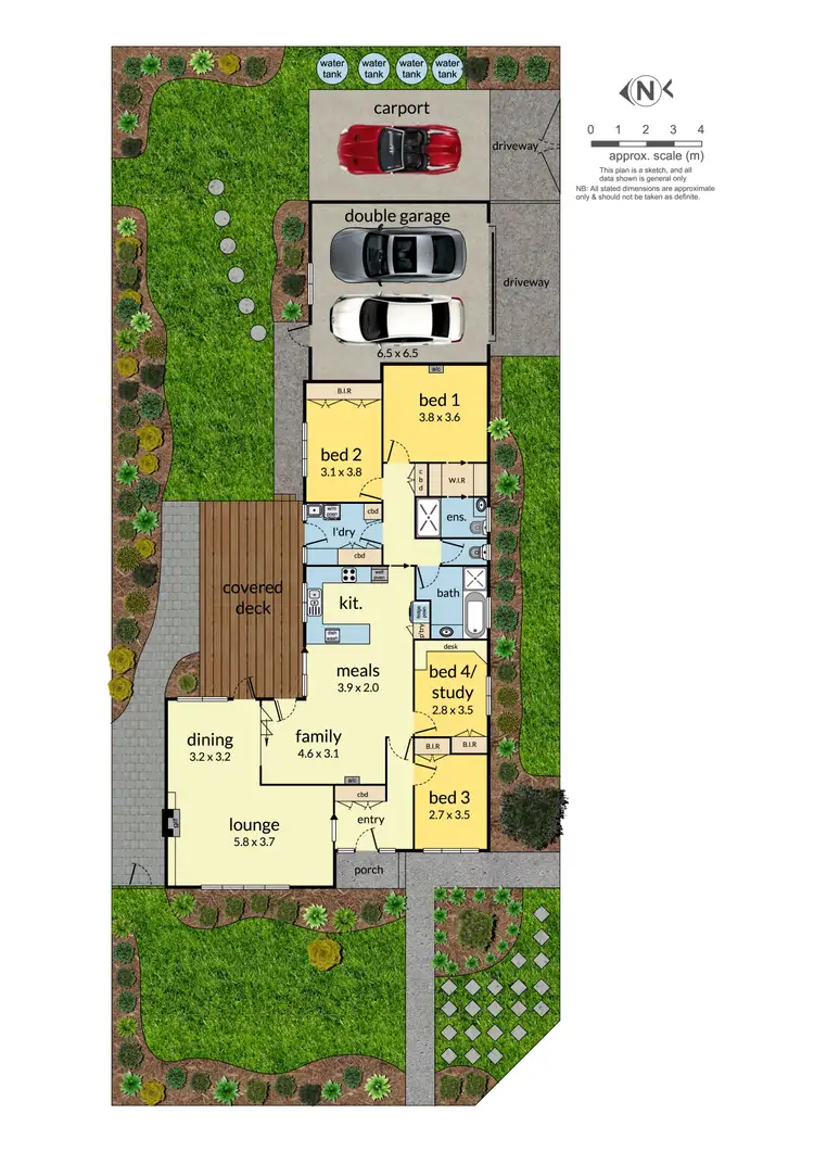 Floorplan of Homely house listing, 59 Diosma Drive, Glen Waverley VIC 3150
