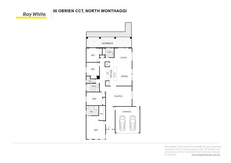 Floorplan of Homely house listing, 30 O'Brien Circuit, Wonthaggi VIC 3995