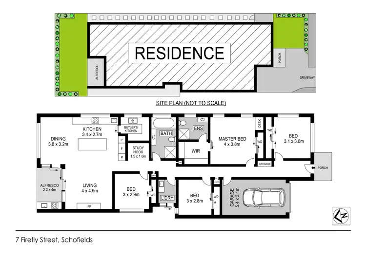 Floorplan of Homely house listing, 7 Firefly Street, Schofields NSW 2762