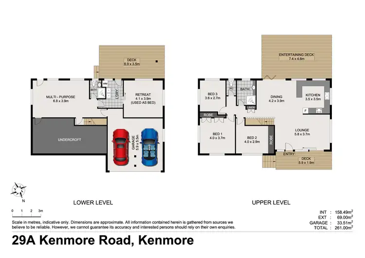 Floorplan of Homely house listing, 29A Kenmore Road, Kenmore QLD 4069