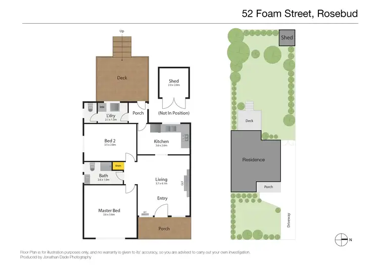 Floorplan of Homely house listing, 52 Foam Street, Rosebud VIC 3939