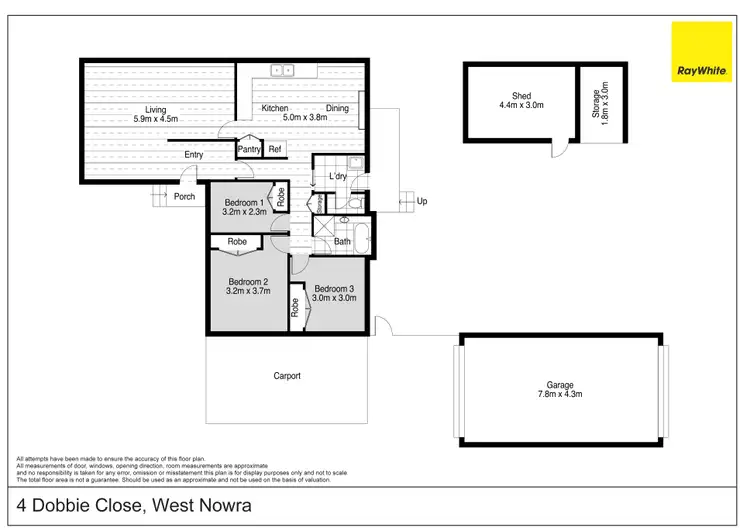 Floorplan of Homely house listing, 4 Dobbie Close, West Nowra NSW 2541