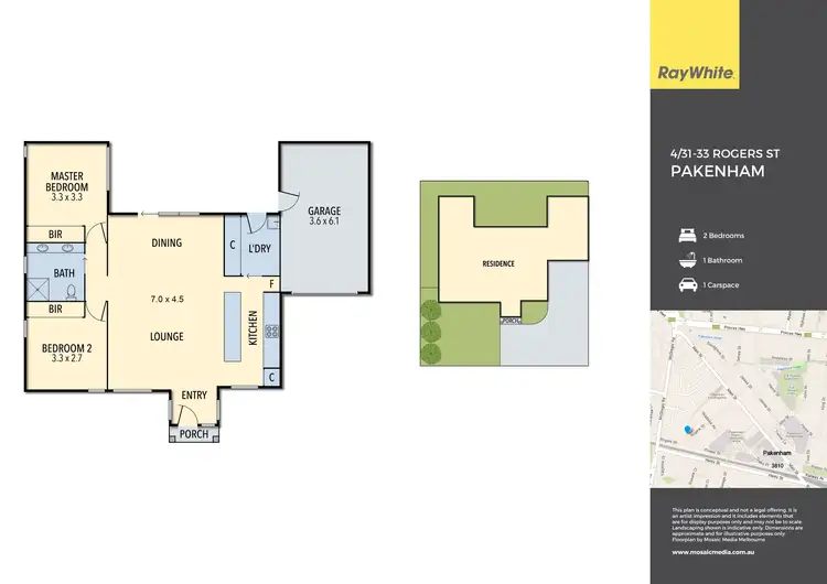 Floorplan of Homely unit listing, 4/31 Rogers Street, Pakenham VIC 3810
