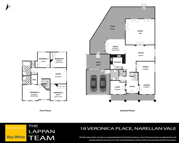 Floorplan of Homely house listing, 18 Veronica Place, Narellan Vale NSW 2567