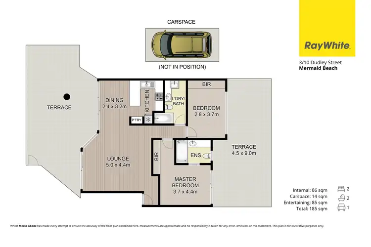 Floorplan of Homely apartment listing, 3/10 Dudley Street, Mermaid Beach QLD 4218