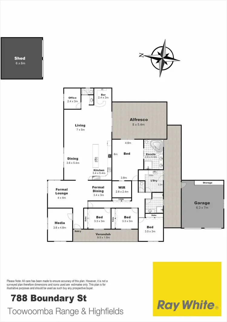 Floorplan of Homely house listing, 788 Boundary Street, Glenvale QLD 4350