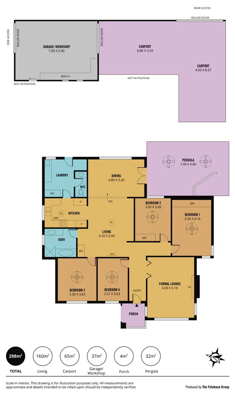 Floorplan of Homely house listing, 216 Fletcher Road, Largs Bay SA 5016